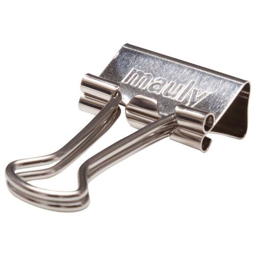 MAUL 12 Foldbackklammern silber 1,9 cm