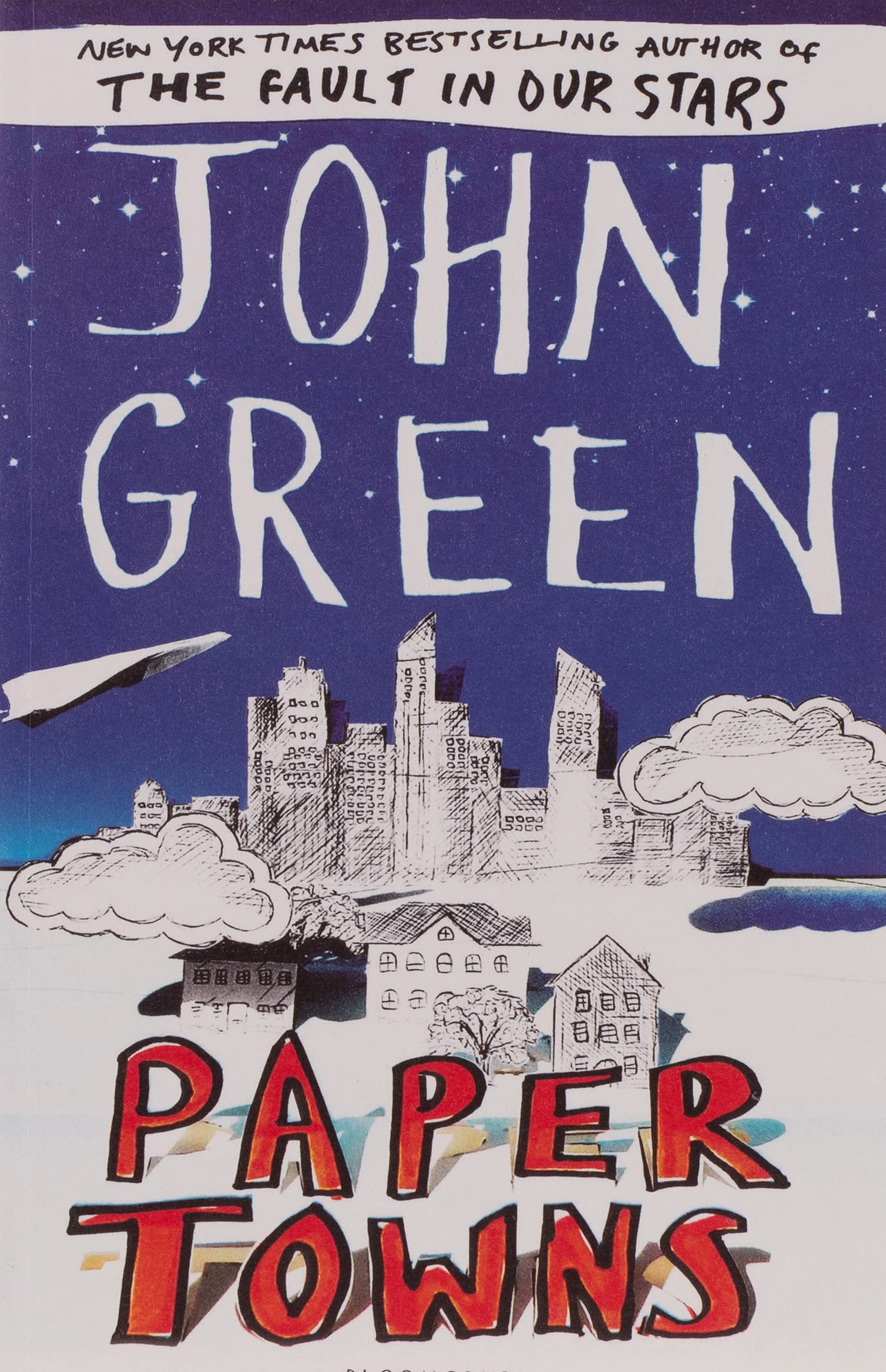 Paper Towns by John Green - Paperback Young Adult Coming-of-Age Mystery Novel, Ages 12+ - Bloomsbury Edition, Bestselling Teen Fiction Gift
