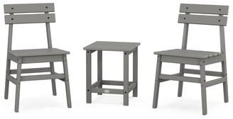 POLYWOOD Modern Studio Plaza Chair 3-Piece Seating Set