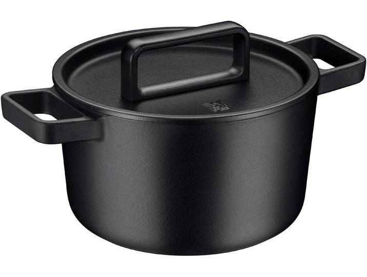 WMF Bräter Flavour, Gusseisen (22 cm, 1-tlg., Induktion), Deckel mit Kondensationsnoppen