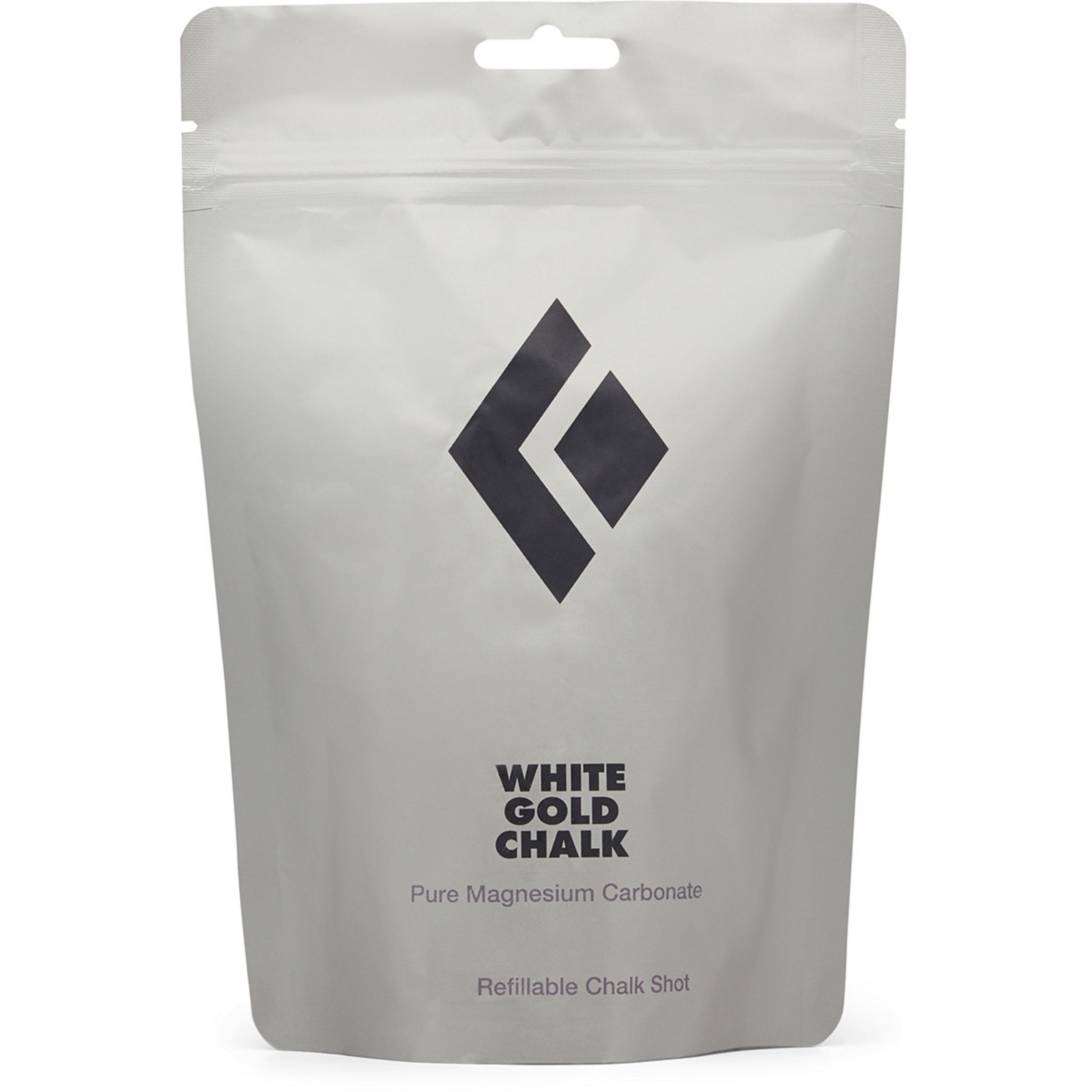Black Diamond White Gold Chalk Shot Refillable Chalk grau Alpinklettern | Bouldern | Sportklettern
