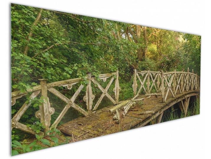 Wallario Küchenrückwand Verwunschene Brücke, (1-tlg)