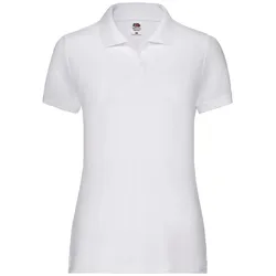 Fruit of the Loom, Damen, Sportshirt, Polo-Shirt Damen (XS), Weiss