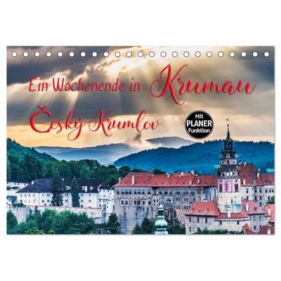 Ein Wochenende in Krumau (Tischkalender 2027 DIN A5 quer), CALVENDO Monatskalender