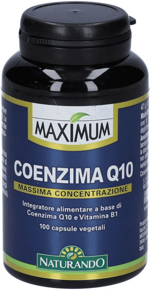 Naturando Maximum Coenzima Q10 e Vitamina B1 per Funzione Cardiaca 100 capsule