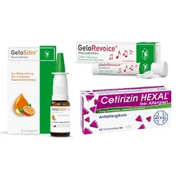 GeloSitin + GeloRevoice + Cetirizin Hexal Set 1 Sparset