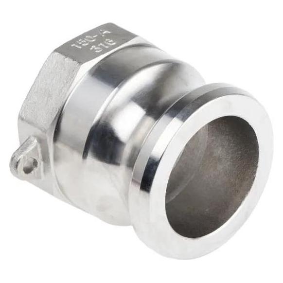 RS PRO 1Zoll, 1Zoll BSPT Schlauchanschluss Edelstahl, 17 bar (Hahnanschluss, 25.40 mm) (317490)