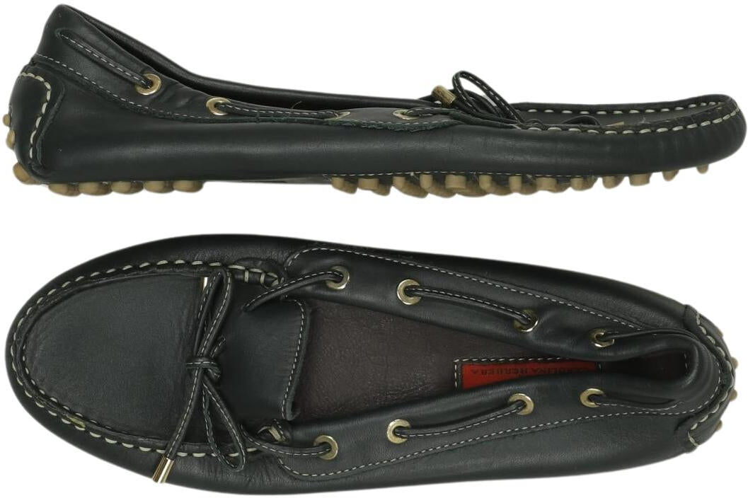 Carolina Herrera Damen Halbschuh, Grün, Gr. EU 38, Leder - Second Hand