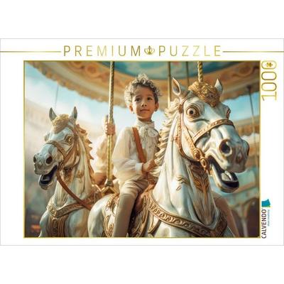 CALVENDO Puzzle Karussell | 1000 Teile Lege-Größe 64x48cm Foto-Puzzle für glückliche Stunden