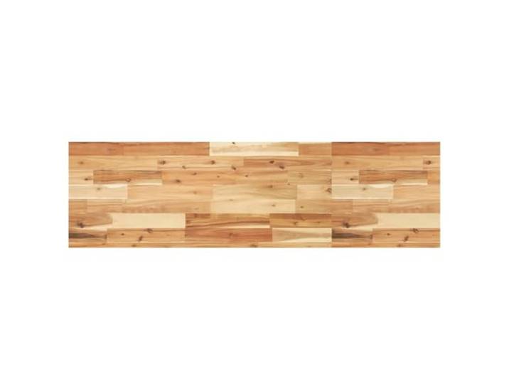 HGPOTUY Tischplatte 140x40x4 cm Rechteckig Massivholz Akazie Unbehandelte Oberfläche,mit feuchtem Tuch reinigen,mit verschiedenen Untergestellen kombinierbar