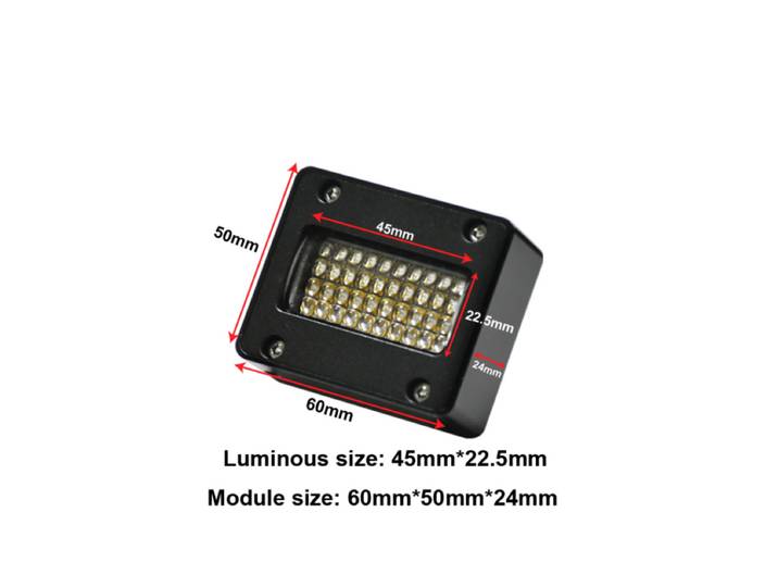 Lampe de durcissement UV 120W 365nm 385nm 395nm 405nm LED UV Colle UV Encre Peinture Impression sérigraphique Impression jet d'encre