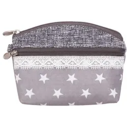 Patchwork Mini-Kosmetiktasche 054 grey