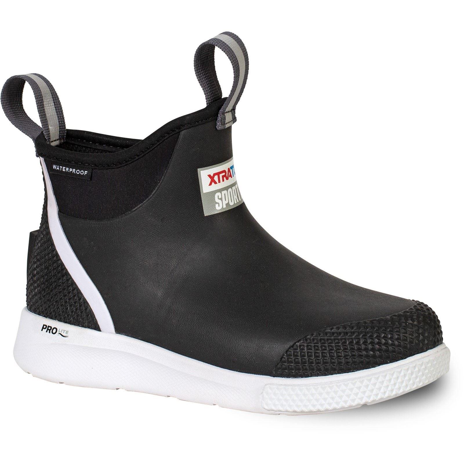Xtratuf 6" Knöchel Deck Sport Prolite Schwarz Wellington Stiefel