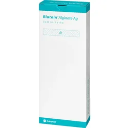 Biatain Alginate Ag Tamponade 3x44cm mit Silber 10 ST