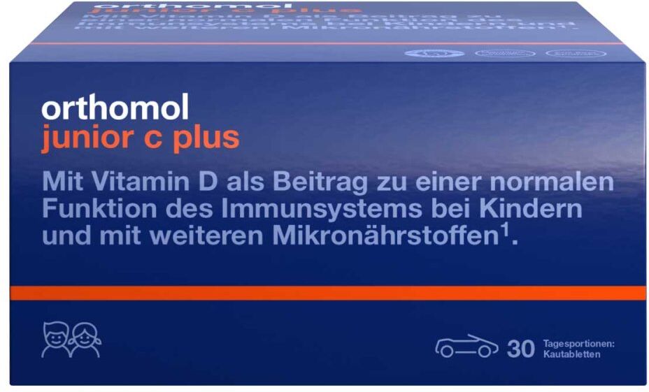 Orthomol junior C plus Kautabletten Waldfrucht