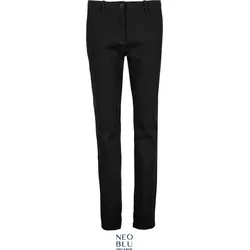 NEOBLU Damen Chino Hose Chinohose Gustave Women deep black (40)