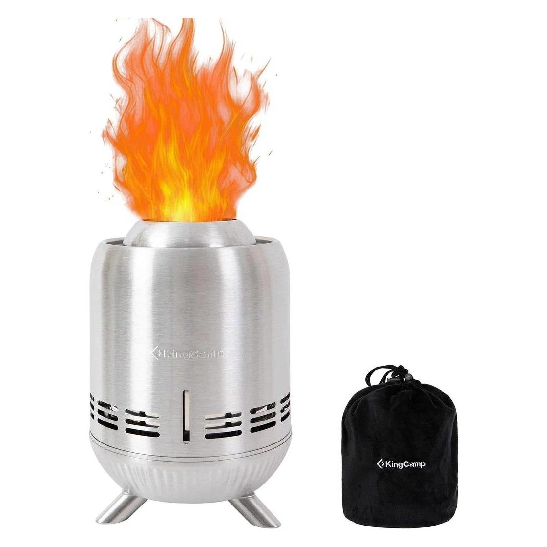 Master Tischkamin Biokamin KING CAMP Feuerstelle 23 x 16 cm, Gas-Bio (73900325)