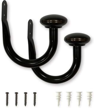 Lumi Home Furnishings Lumi 3/4 in. Dia. Curtain Holdback (2-Pack / 4-Pack)