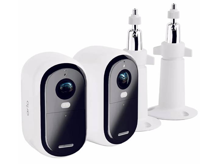 Arlo Essential2HD 2St+WallMount Netzwerkkamera – Überwachungskamera – weiss