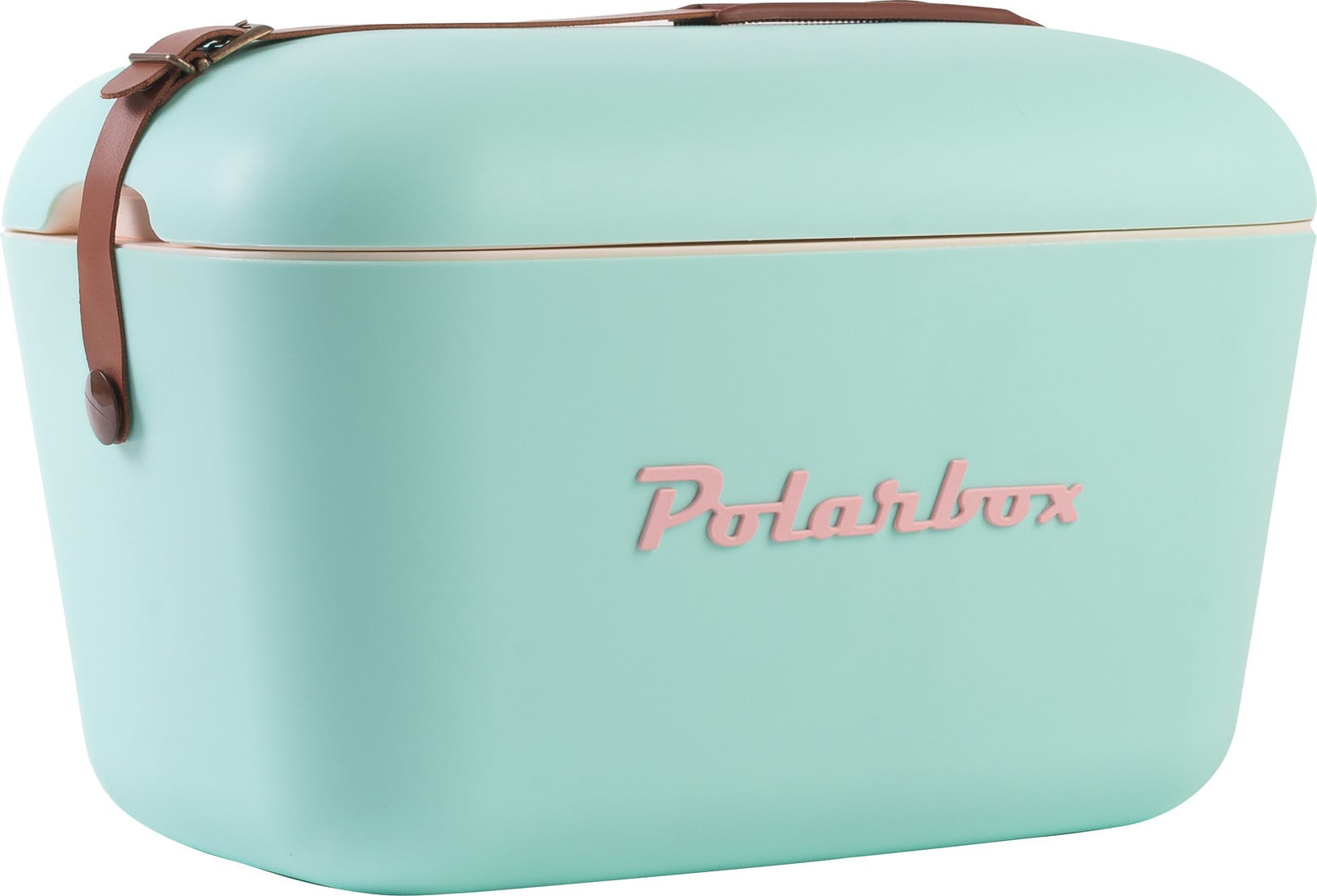 Polarbox Koelbox Retro Design 20L - Groen/Bruin