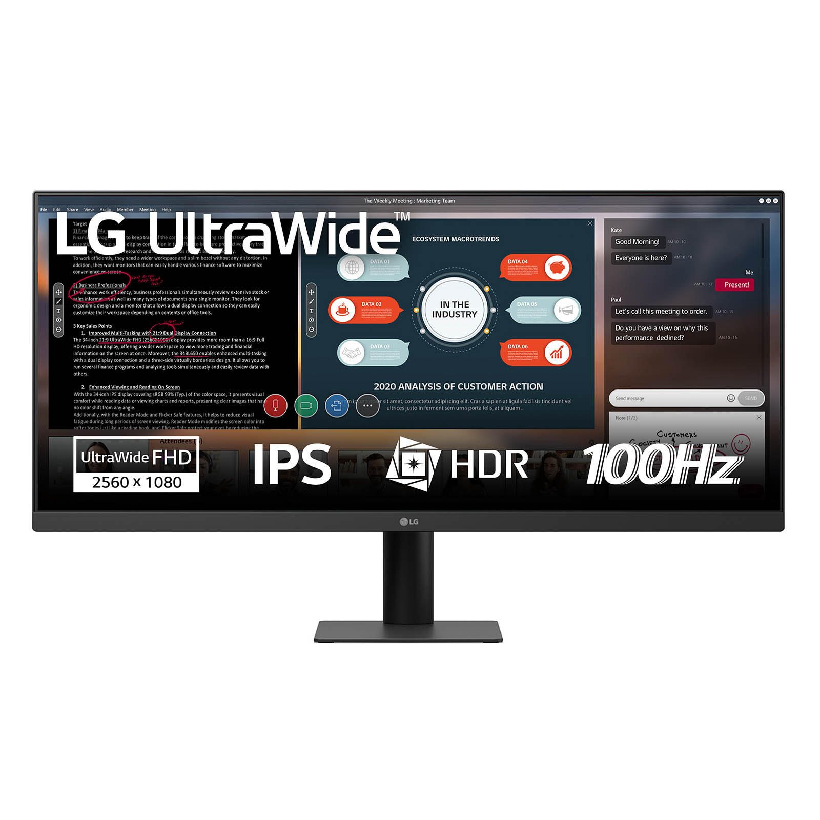 LG Electronics LG UltraWide 29U511A-B LED-Monitor 73 cm (29") 29U511A-B.AEU