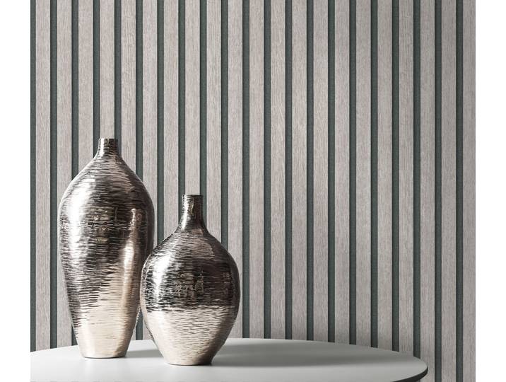 Vliestapete ERISMANN Vliestapete ACCOUSTIC , grau (helltaupe), B:0,53m H:0,85m L:10,05m, Vlies, Tapeten, Vliestapete