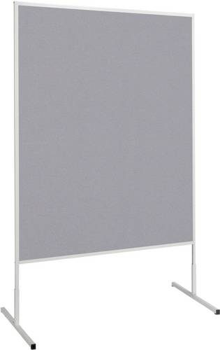 Maul Moderationstafel Maulstandard (B x H) 120 cm x 150 cm Filz Grau beidseitig verwendbar, Pinntafel 6363382