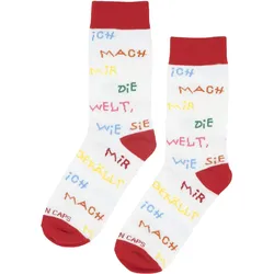 Bavarian Caps, Unisex, Sportsocken, Pippi Langstrumpf V2 2er Pack (41 - 46), Mehrfarbig