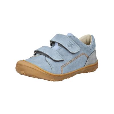 Klettschuh PEPINO "Pepino Halbschuhe Leder", Kinder, Gr. 26, Leder, blau (hellblau), Schuhe Klettschuh