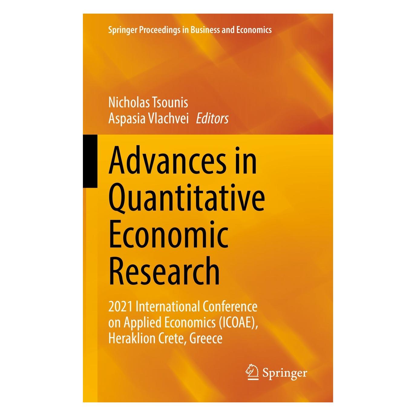 Springer Advances in Quantitative Economic Research (Englisch, Hardcover, Aspasia Vlachvei, Nicholas Tsounis) (9783030981785)