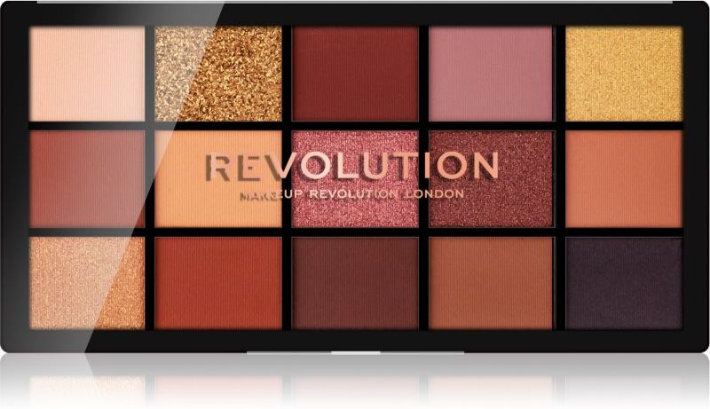 Revolution Reloaded eyeshadow palette shade Velvet Rose 15x1.1 g