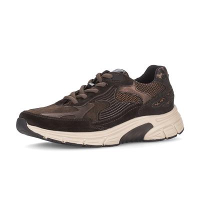 Sneaker GABOR "Sneaker low", Damen, Gr. 42, braun, Schuhe Sneaker