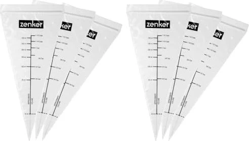 ZENKER Spritzbeutel zum Schmelzen von Schokolade und zum Verzieren, 10 Stück, 10 Stück
