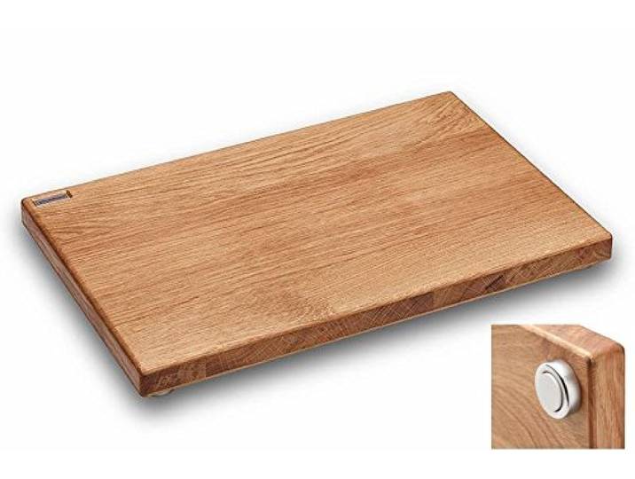 Schneidboard Eiche - Design Schneidebrett Aus Massivem Holz - Made in Germany - 45x29x3,8 cm