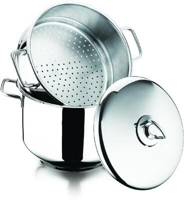 Hascevher Stainless Steel Steamer Cooking Pot Cooker Stack Insert