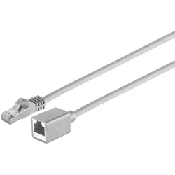RJ45 Verlängerung, Cat. 7, LSZH, grau, 5m