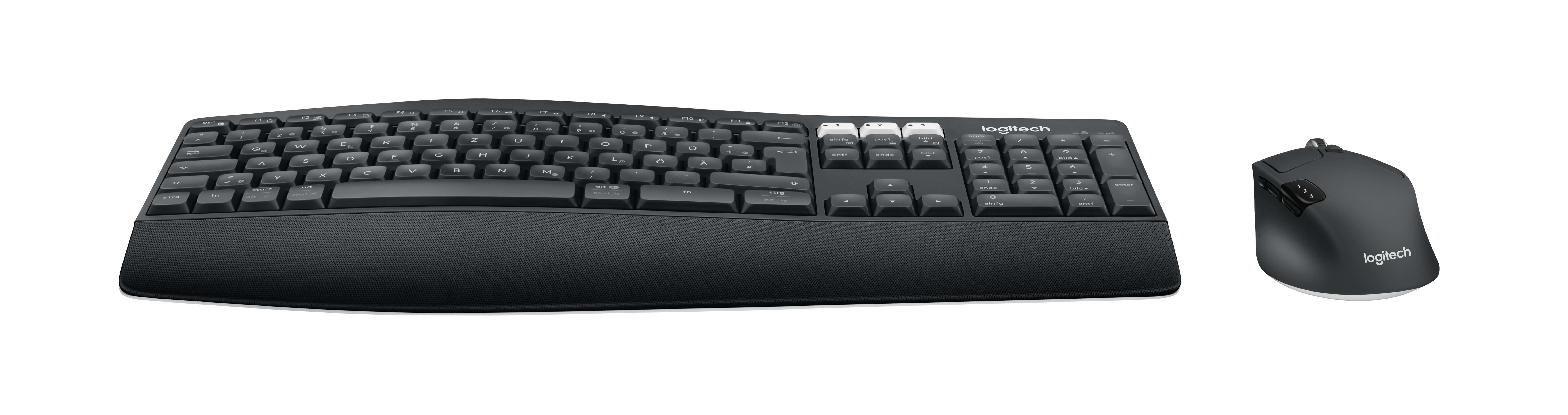 Logitech MK850 Universal Tastatur RF Wireless + Bluetooth 2.4 GHz (Schwarz) 920-008221