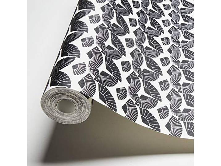 Architects Paper KARL LAGERFELD - Vliestapete Ikone - Luxustapete 10,05m x 0,53m - Designertapete Made in Germany - metallic schwarz weiß 378473 37847-3