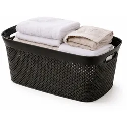 Mojawo Wäschekorb Wäschebehälter Wäschesammler 35 Liter B58xL40XH30cm