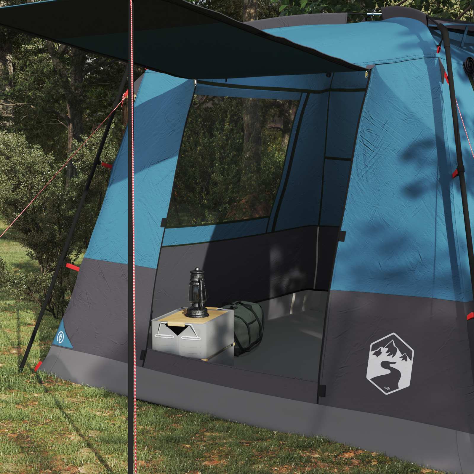 vidaXL Tente de fête 10 personne Bleu