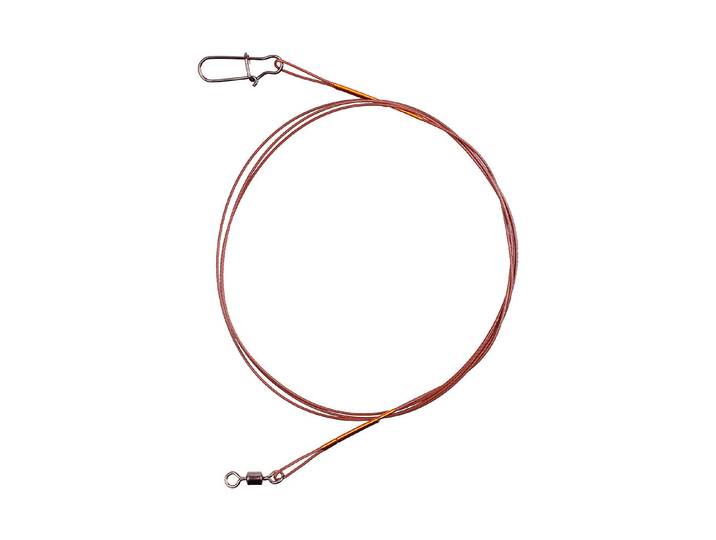 Stucki Stahlvorfach Snap & Swivel 7 × 7 kg 70 cm 3 Stück