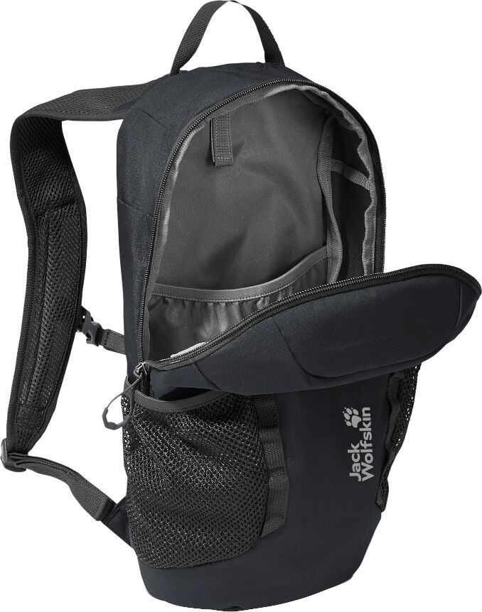 Wanderrucksack JACK WOLFSKIN "VELOCITY LITE 10", schwarz (phantom), Rucksäcke, Obermaterial: 100% Polyester. Futter: 100% Polyester, Wanderrucksack, mit praktischen Fächern, besonders leicht und kompakt phantom Einheitsgröße