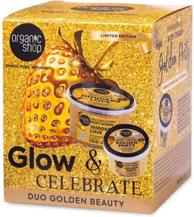 Organic Shop Coffret Golden Beauty Coffrets de Soin & Bien-être