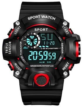 Modern Mode Marketplace Multifunctional Sports Watch For Men Waterproof, Luminous Military Design With Alarm h