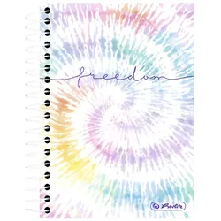Herlitz New Batik Freedom Notizbuch 200 Blätter Mehrfarbig