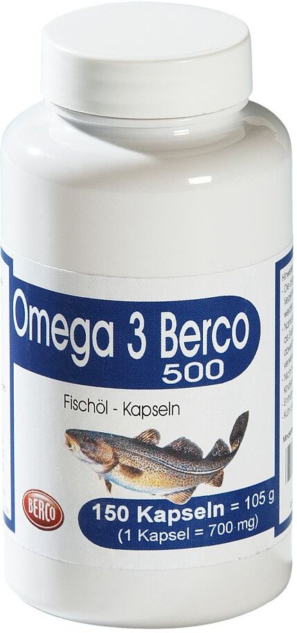 Omega 3 Berco 500 Kapseln 150stk