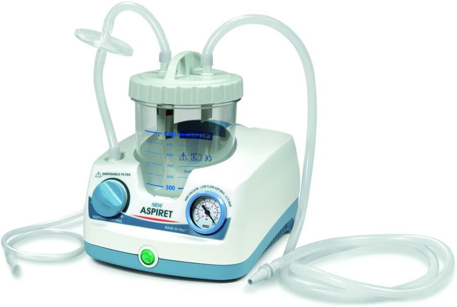 SAFETY SpA Aspiratore Tracheale Aspiret - Aspiratore Elettrico per Tracheotomia e Piccola Chirurgia