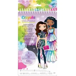 Crayola Creations: Glam Mode-Design-Set mit Aufklebern