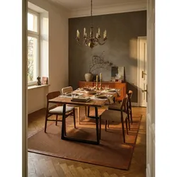 Esstisch Massivholz Metall Trapezgestell Baumkante Rechteckig, Akazie 120x60x76 cm