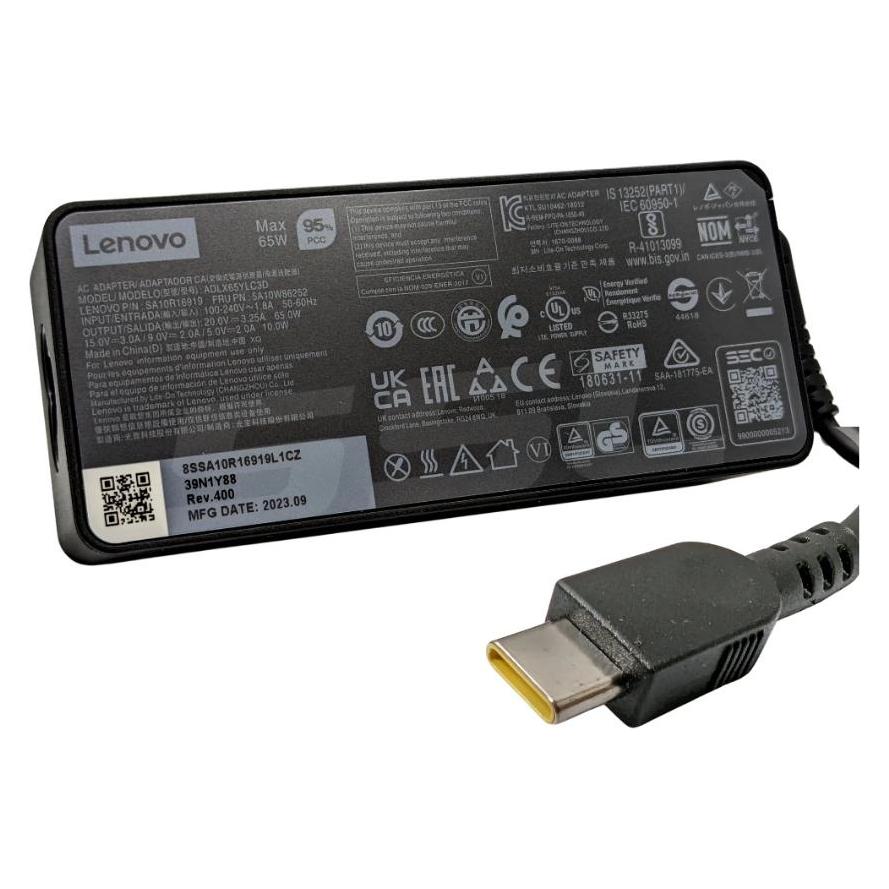 Lenovo 65W USB-C AC Adapter with power adapter UK Plug (65 W) (5A10W86302)